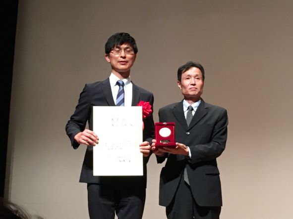 Dr Kasuga won the JSWE Paper Award/春日准教授が日本水環境